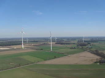 Konzentrationszone für Windenergieanlagen im Ortsteil Vardingholt © Stadt Rhede