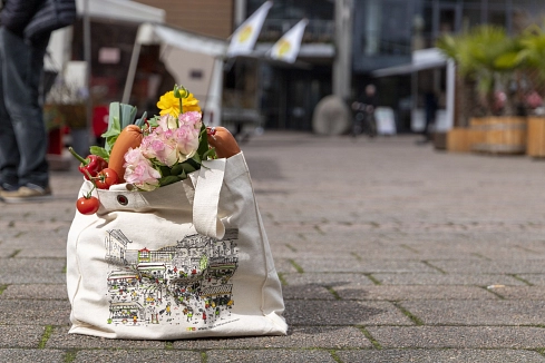 Neue Wochenmarkttasche © Stadt Rhede
